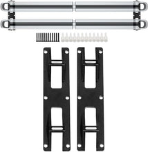 Cargar imagen en el visor de la galería, Cargo Crossbars Mount Plates for R1T/R1S 2022 2023 2024, Roof Rack Crossbars Wall Mount Custom Compatible with R1T/R1S Accessories 2022-2024(Black)