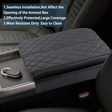 Cargar imagen en el visor de la galería, Armrest Cover for Rivian R1T/R1S Center Console Covers Rivian R1T/R1S Accessories 2PCS Soft & Comfy Auto Armrest Cover Protector Compatible with 2022 2023 Rivian R1T/R1S Pickup,Trucks