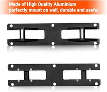 Cargar imagen en el visor de la galería, Cargo Crossbars Mount Plates for R1T/R1S 2022 2023 2024, Roof Rack Crossbars Wall Mount Custom Compatible with R1T/R1S Accessories 2022-2024(Black)