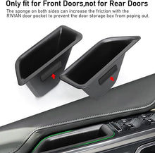 Load image into Gallery viewer, Jaronx Compatible with RIVIAN Door Side Organizer Tray 2022 2023 2024, Front Door Storage Box for 2022-2024 RIVIAN R1S/ RIVIAN R1T, Door Side Storage Tray Door Pull Containers for RIVIAN Accessories
