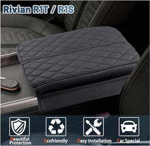 Cargar imagen en el visor de la galería, Armrest Cover for Rivian R1T/R1S Center Console Covers Rivian R1T/R1S Accessories 2PCS Soft & Comfy Auto Armrest Cover Protector Compatible with 2022 2023 Rivian R1T/R1S Pickup,Trucks