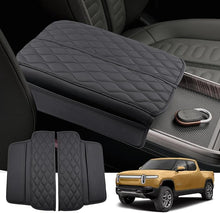 Cargar imagen en el visor de la galería, Armrest Cover for Rivian R1T/R1S Center Console Covers Rivian R1T/R1S Accessories 2PCS Soft & Comfy Auto Armrest Cover Protector Compatible with 2022 2023 Rivian R1T/R1S Pickup,Trucks