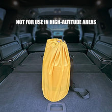 Cargar imagen en el visor de la galería, Air Bed, Compatible with Rivian R1S and Mercedes EQS, Heavy-Duty Inflatable Backseat Car Mattress with Air Pump and Storage Bag, Camping and Travel Gear, 84x53x4-Inches, Yellow
