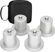 Cargar imagen en el visor de la galería, Jack Pucks, Aluminum Jack Lifting Jack Pad Compatible with Rivian R1T/R1S, Jack Lift Adapter Heavy Duty, Floor Jack Lifting Point, 4 Pack, with Storage Case