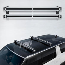 Cargar imagen en el visor de la galería, Cargo Crossbars Mount Plates for R1T/R1S 2022 2023 2024, Roof Rack Crossbars Wall Mount Custom Compatible with R1T/R1S Accessories 2022-2024(Black)