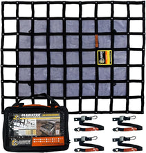 Load image into Gallery viewer, GLADIATOR CARGO NETS - Heavy Duty Cargo Net - Truck Accessory - Cargo Carrier - Truck Organizer - Small (SGN-100) 4.75' x 6' ft.