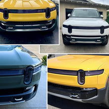 Load image into Gallery viewer, Headlights Smoke Tint PPF for Rivian R1T & Rivian R1S, Dark Smoke 30% VLT | Smokey Headlamp Cover - Enhance and Guard with Durable 8mil Paint Protection Film