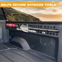 Cargar imagen en el visor de la galería, Side Bed Molle System Truck Rigid Molle Panel System Metal Molle Panel Truck Bed Molle Panel Compatible with R1T Accessories 2022 2023 2024 R1T