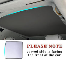Load image into Gallery viewer, BestEvMod for Rivian R1T Foldable Roof Sunshade 2 Layer Accessories,Sunroof Reflective Covers Blocks Glare Blocks UV Rays Heat & Sun Protection Compatible with Rivian R1T 2022 2023 Accessories (Black)