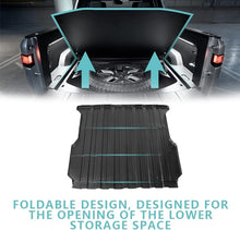 Load image into Gallery viewer, BestEvMod for Rivian R1T Truck Bed Mat Liner Foldable Accessories Pickup Heavyweight Bed Mat All-Weather Protection Compatible with Rivian R1T 2022 2023 2024 Accessories