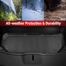 Load image into Gallery viewer, Klutchtech Frunk Mats for Rivian R1T/R1S - Front Trunk Mat Cargo Liners Compatible with Rivian R1T R1S Accessories 2022 2023 2024 - Upper & Lower Layer Set