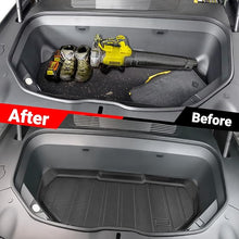 Load image into Gallery viewer, Klutchtech Frunk Mats for Rivian R1T/R1S - Front Trunk Mat Cargo Liners Compatible with Rivian R1T R1S Accessories 2022 2023 2024 - Upper & Lower Layer Set