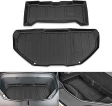 Load image into Gallery viewer, Klutchtech Frunk Mats for Rivian R1T/R1S - Front Trunk Mat Cargo Liners Compatible with Rivian R1T R1S Accessories 2022 2023 2024 - Upper & Lower Layer Set