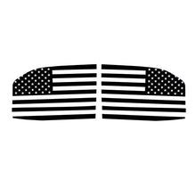 Cargar imagen en el visor de la galería, For Rivian R1T (Pickup trucks) 2022 Black Rear Side Window Sticker American Flag Style Sticker Decals Car Accessories - ExpertPickleball.com