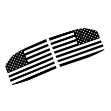 Cargar imagen en el visor de la galería, For Rivian R1T (Pickup trucks) 2022 Black Rear Side Window Sticker American Flag Style Sticker Decals Car Accessories - ExpertPickleball.com