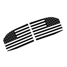 Cargar imagen en el visor de la galería, For Rivian R1T (Pickup trucks) 2022 Black Rear Side Window Sticker American Flag Style Sticker Decals Car Accessories - ExpertPickleball.com