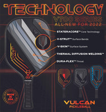 Cargar imagen en el visor de la galería, Vulcan V720MAX Pickleball Paddle - ExpertPickleball.com