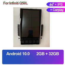 Load image into Gallery viewer, KiriNavi 12.1" Android 10.0 Car Radio Automotivo Auto GPS Navigation For Infiniti Q50 Q50L Car Multimedia Player stereo 4G 2013+ - ExpertPickleball.com
