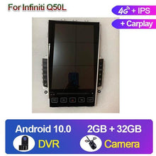 Load image into Gallery viewer, KiriNavi 12.1" Android 10.0 Car Radio Automotivo Auto GPS Navigation For Infiniti Q50 Q50L Car Multimedia Player stereo 4G 2013+ - ExpertPickleball.com