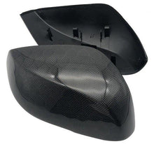 Cargar imagen en el visor de la galería, For-Infiniti Q50, Q50S 2016-On OEM/OX Horn Shape Carbon Fiber Mirror Cover Body Side Rear View Mirror Caps - ExpertPickleball.com