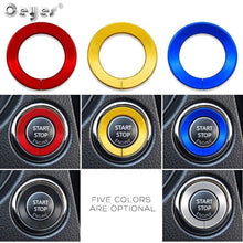 Cargar imagen en el visor de la galería, Car Start/Stop Button Ignition Ring For Infiniti Q50 (Q60 QX60 For Nissan Engine Sticker) - ExpertPickleball.com