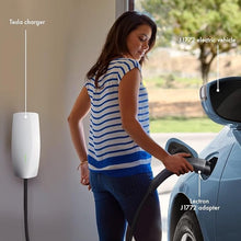 Load image into Gallery viewer, Lectron [Only for J1772 EVs Tesla to J1772 Charging Adapter, Max 48 Amp &amp; 250V - Compatible with Tesla High Powered Connectors, Destination Chargers, and Mobile Connectors (Black)
