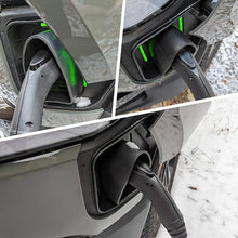 Cargar imagen en el visor de la galería, BestEvMod Compatible with Rivian R1T &amp; R1S Charge Port Rain Snow Cover Protector,Outdoor Waterproof,Winter Snow Freezing ICE All Weather Protection, TPE Charger Cover Charging 2022-2024 Accessories
