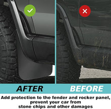 Load image into Gallery viewer, BestEvMod Mud Flaps Splash Guards Compatible with Rivian R1T 2022 2023 2024 Accessories Splash Fender Winter Vehicle Sediment Dirt Protection Set of 4 No Need to Drill Holes
