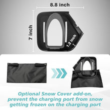 Cargar imagen en el visor de la galería, BestEvMod Compatible with Rivian R1T &amp; R1S Charge Port Rain Snow Cover Protector,Outdoor Waterproof,Winter Snow Freezing ICE All Weather Protection, TPE Charger Cover Charging 2022-2024 Accessories

