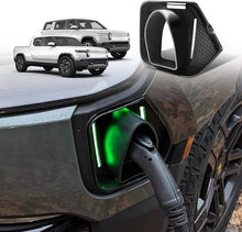 Cargar imagen en el visor de la galería, BestEvMod Compatible with Rivian R1T &amp; R1S Charge Port Rain Snow Cover Protector,Outdoor Waterproof,Winter Snow Freezing ICE All Weather Protection, TPE Charger Cover Charging 2022-2024 Accessories
