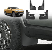 Cargar imagen en el visor de la galería, BestEvMod Mud Flaps Splash Guards Compatible with Rivian R1T 2022 2023 2024 Accessories Splash Fender Winter Vehicle Sediment Dirt Protection Set of 4 No Need to Drill Holes
