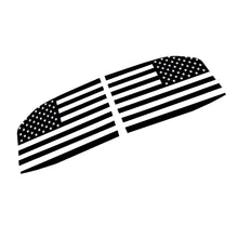 Load image into Gallery viewer, For Rivian R1T (Pickup trucks) 2022 Black Rear Side Window Sticker American Flag Style Sticker Decals Car Accessories
