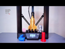 Cargar y reproducir el video en el visor de la galería, Monoprice Delta PRO 3D Printer with (270 x 300 mm) Heated Glass Build Plate, Auto Leveling, Triple Fan, PID Tuning, Fully Assembled.

