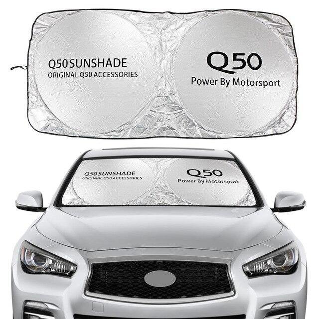 Car Windshield Sun Shade Cover For Infiniti Q30 Q50 Q60 Q70 QX30 QX50 QX60 QX70 QX80 IPL Accessories Anti UV Reflector Visor - ExpertPickleball.com