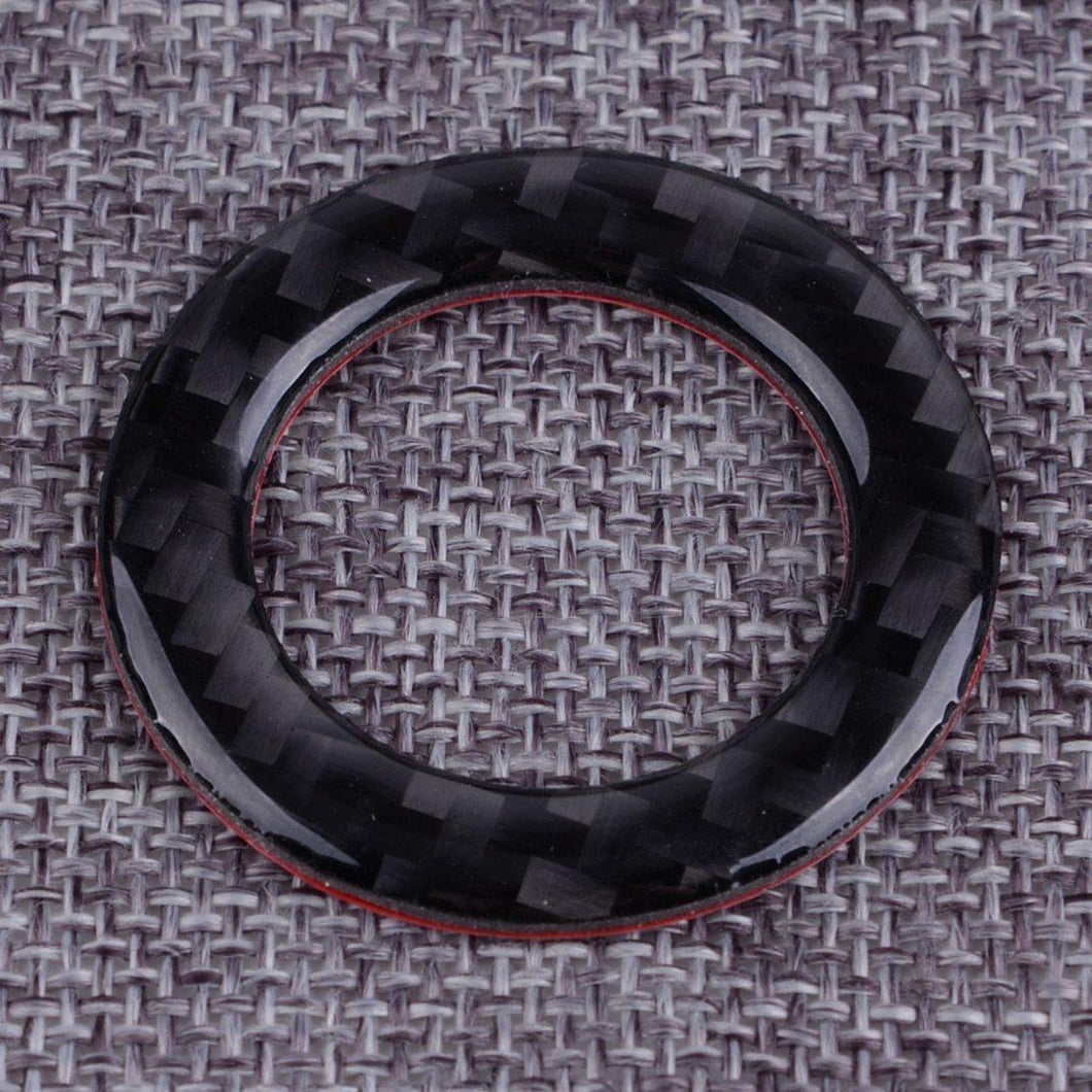 Carbon Fiber Ignition Push Button Ring Cover.  Engine Start/Stop Decor for Infiniti Q50 2014-2017 2018 - ExpertPickleball.com