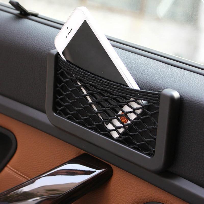 Car Seat Elastic Mesh Net Bag / Phone Holder / Pocket Organizers - ExpertPickleball.com