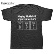 Novelty Pickleball Player T-Shirt, Mens, Short Sleeves, Oversized! - ExpertPickleball.com